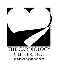 THE CARDIOLOGY CENTER, INC. MEASURABLY BETTER CARE logo