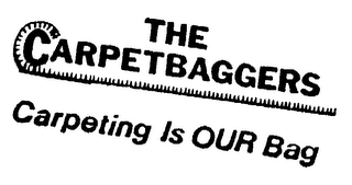 THE CARPETBAGGERS CARPETING IS OUR BAG logo