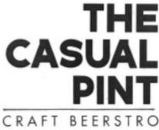 THE CASUAL PINT CRAFT BEERSTRO logo