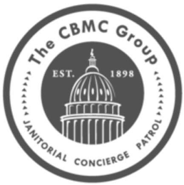 THE CBMC GROUP JANITORIAL CONCIERGE PATROL EST. 1898 logo