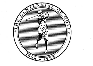THE CENTENNIAL OF GOLF 1888-1988 logo