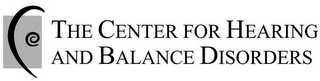 THE CENTER FOR HEARING AND BALANCE DISORDERS logo
