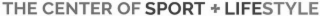 THE CENTER OF SPORT + LIFESTYLE logo