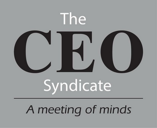 THE CEO SYNDICATE A MEETING OF MINDS logo
