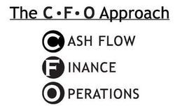 THE C·F·O APPROACH CASH FLOW FINANCE OPERATIONS logo