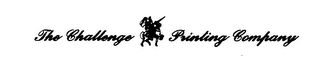 THE CHALLENGE PRINTING COMPANY logo