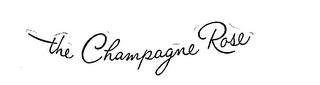 THE CHAMPAGNE ROSE logo