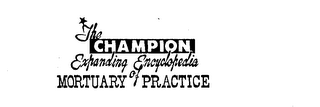 THE CHAMPION EXPANDING ENCYCLOPEDIA OF MORTUARY PRACTICE logo