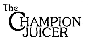 THE CHAMPION JUICER logo