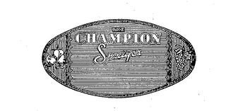 THE CHAMPION SPRAYER logo