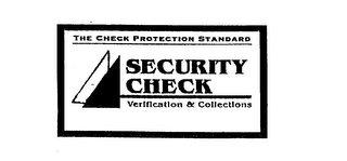 THE CHECK PROTECTION STANDARD SECURITY CHECK VERIFICATION & COLLECTIONS logo