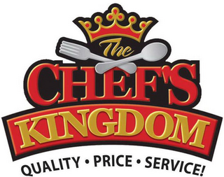 THE CHEF'S KINGDOM QUALITY · PRICE · SERVICE! logo
