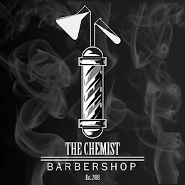 THE CHEMIST BARBERSHOP EST. 2018 logo