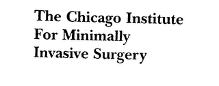 THE CHICAGO INSTITUTE FOR MINIMALLY INVASIVE SURGERY logo
