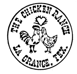THE CHICKEN RANCH LA GRANGE, TEX. logo