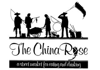 THE CHINA ROSE A STREET MARKET FOR EATING AND DRINKING logo