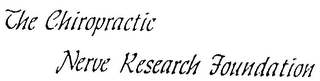 THE CHIROPRACTIC NERVE RESEARCH FOUNDATION logo