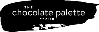 THE CHOCOLATE PALETTE EST 2018 logo
