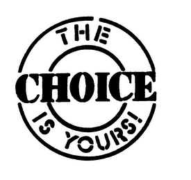 THE CHOICE IS YOURS! logo