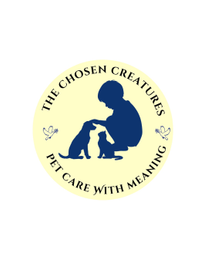 THE CHOSEN CREATURES PET CARE WITH MEANING logo