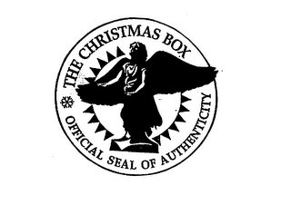 THE CHRISTMAS BOX OFFICIAL SEAL OF AUTHENTICITY logo