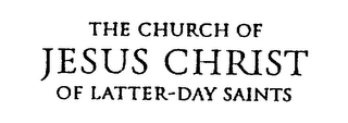 THE CHURCH OF JESUS CHRIST OF LATTER-DAY SAINTS logo
