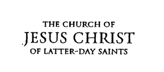 THE CHURCH OF JESUS CHRIST OF LATTER-DAY SAINTS logo