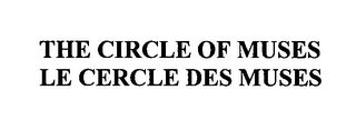 THE CIRCLE OF MUSES LE CERCLE DES MUSES logo