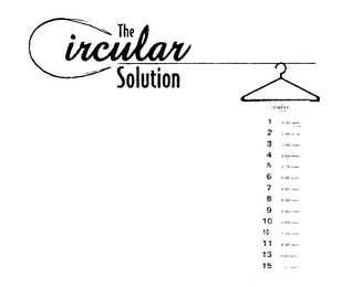 THE CIRCULAR SOLUTION