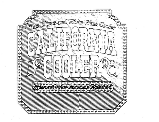 THE CITRUS AND WHITE WINE COOLER CALIFORNIA COOLER NATURAL FRUIT PARTICLES RETAINED logo