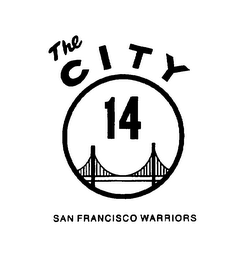 THE CITY 14 SAN FRANCISCO WARRIORS logo