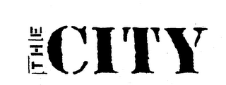 THE CITY logo