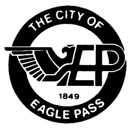 THE CITY OF EAGLE PASS - EP - 1849 logo