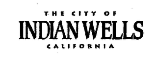 THE CITY OF INDIAN WELLS CALIFORNIA logo