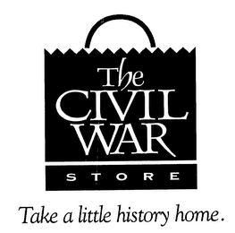 THE CIVIL WAR STORE TAKE A LITTLE HISTORY HOME. logo