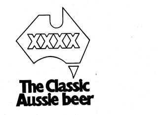 THE CLASSIC AUSSIE BEER XXXX logo