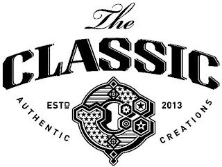 THE CLASSIC ESTD C 2013 AUTHENTIC CREATIONS logo