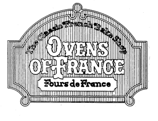 THE CLASSIC FRENCH BAKE SHOP OVENS OF FRANCE FOURS DE FRANCE logo