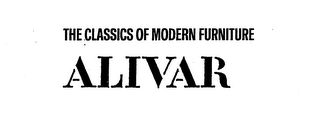THE CLASSICS OF MODERN FURNITURE ALIVAR logo