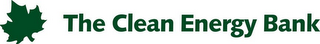 THE CLEAN ENERGY BANK logo