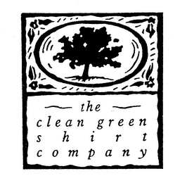 THE CLEAN GREEN SHIRT COMPANY logo