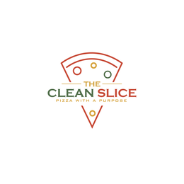 THE CLEAN SLICE PIZZA WITH A PURPOSE logo