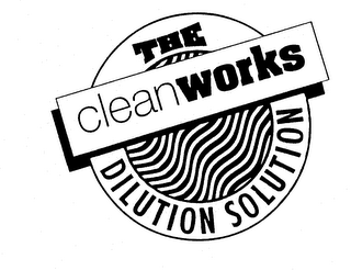 THE CLEAN WORKS DILUTION SOLUTION logo