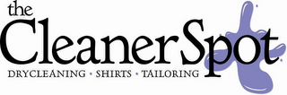 THE CLEANER SPOT DRYCLEANING SHIRTS TAILORING logo