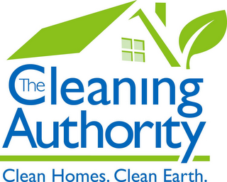 THE CLEANING AUTHORITY CLEAN HOMES. CLEAN EARTH. logo