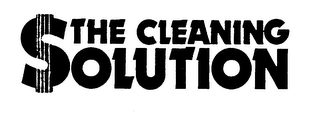 THE CLEANING $OLUTION logo