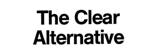 THE CLEAR ALTERNATIVE logo