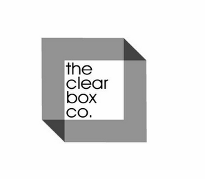 THE CLEAR BOX CO. logo