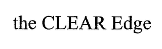 THE CLEAR EDGE logo