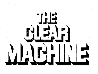 THE CLEAR MACHINE logo